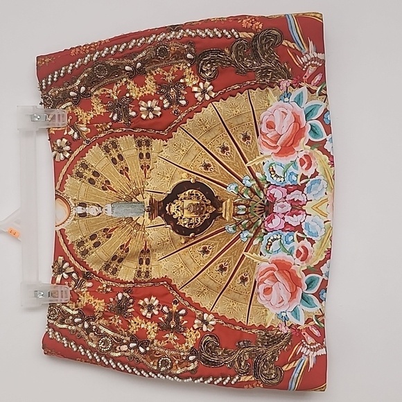 RARE! Camilla Cameos Dance Mini Skirt Beaded Embellished Size 1 Small b132 - Picture 11 of 16